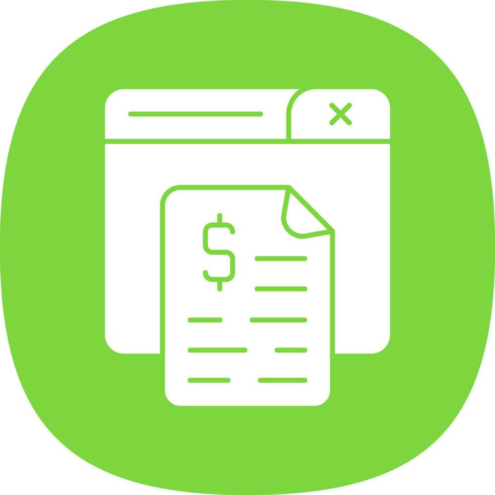 Receipt Vector Icon Design