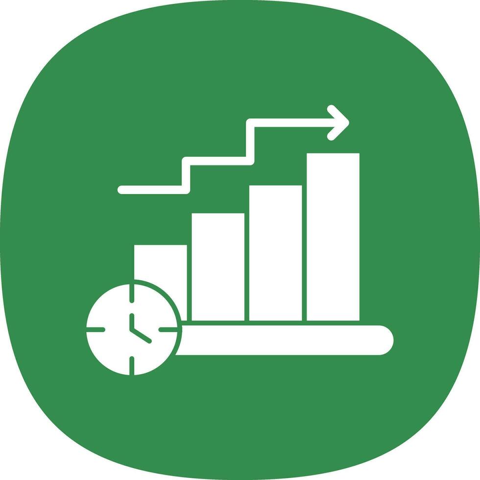 Bar Chart Vector Icon Design