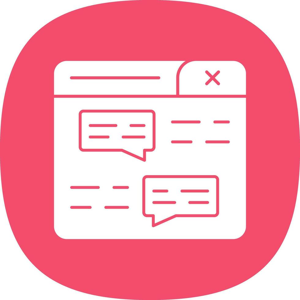 Messaging Vector Icon Design