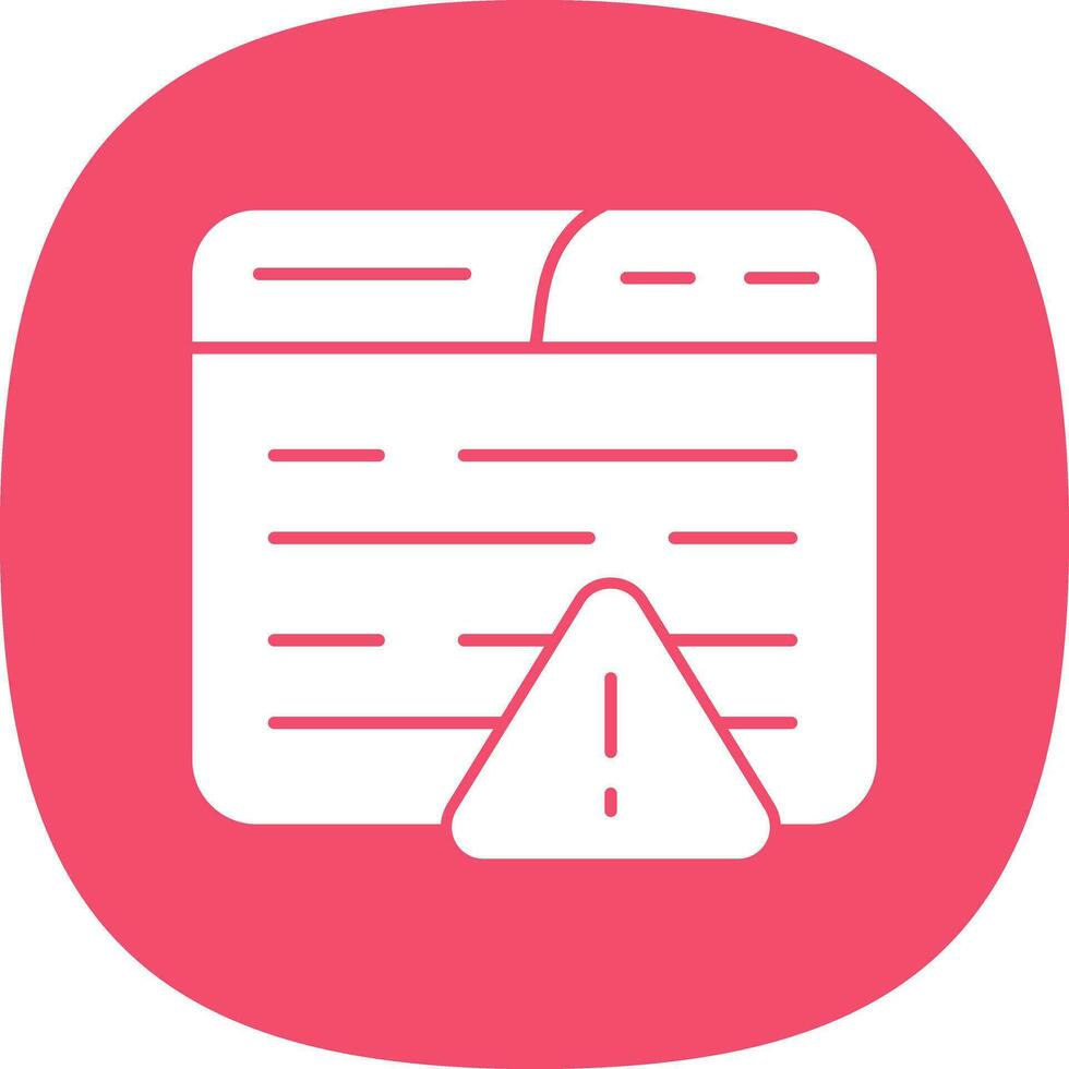 Warning Vector Icon Design