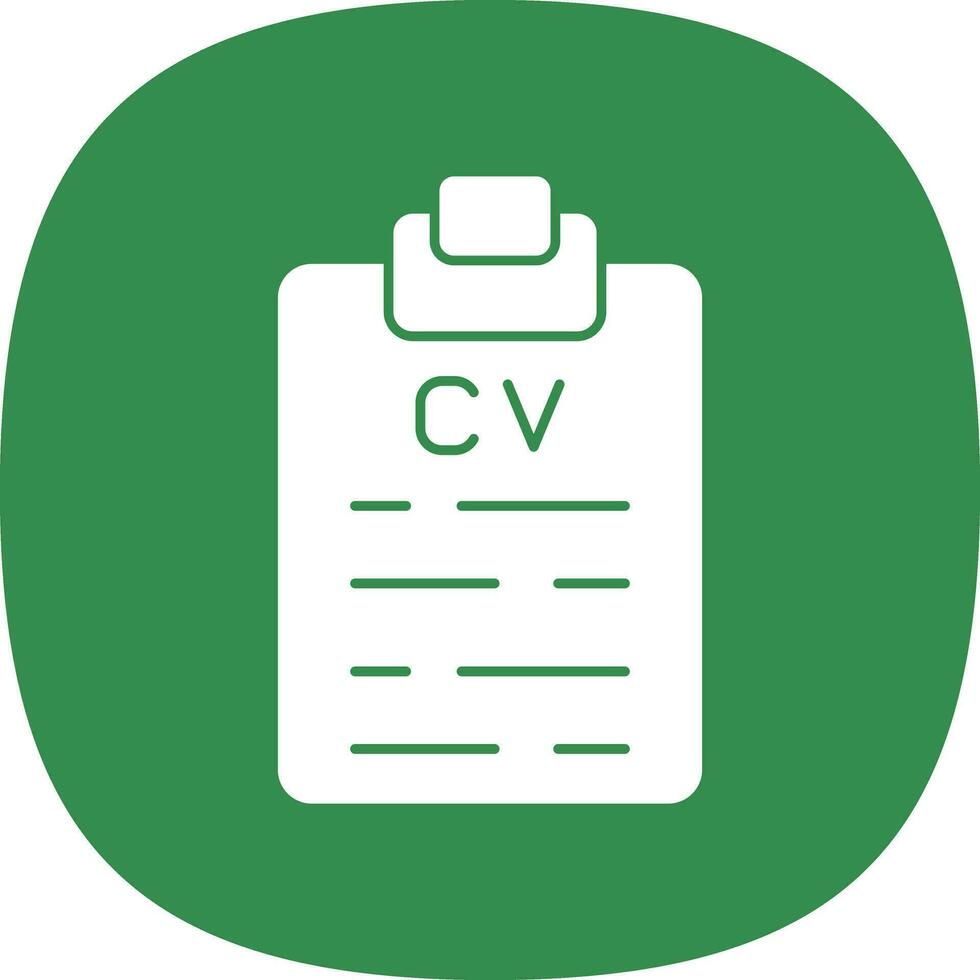 CV Vector Icon Design