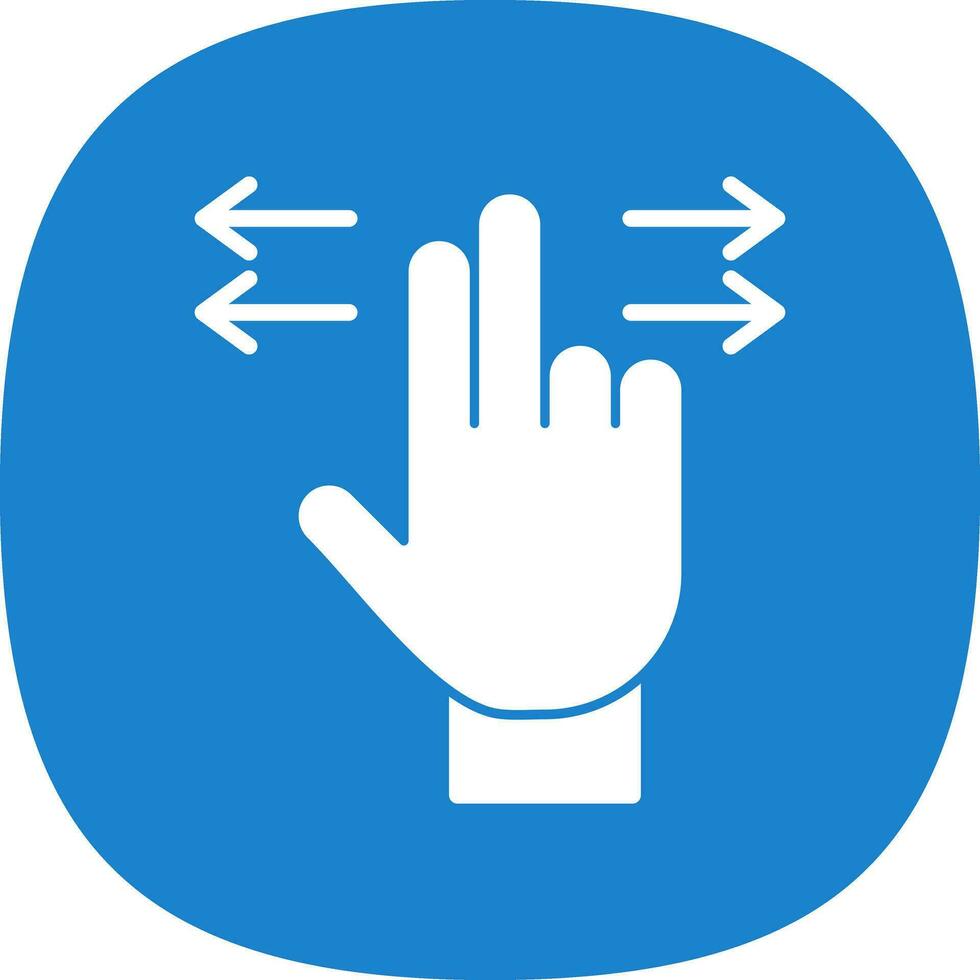 Swipe Vector Icon Design
