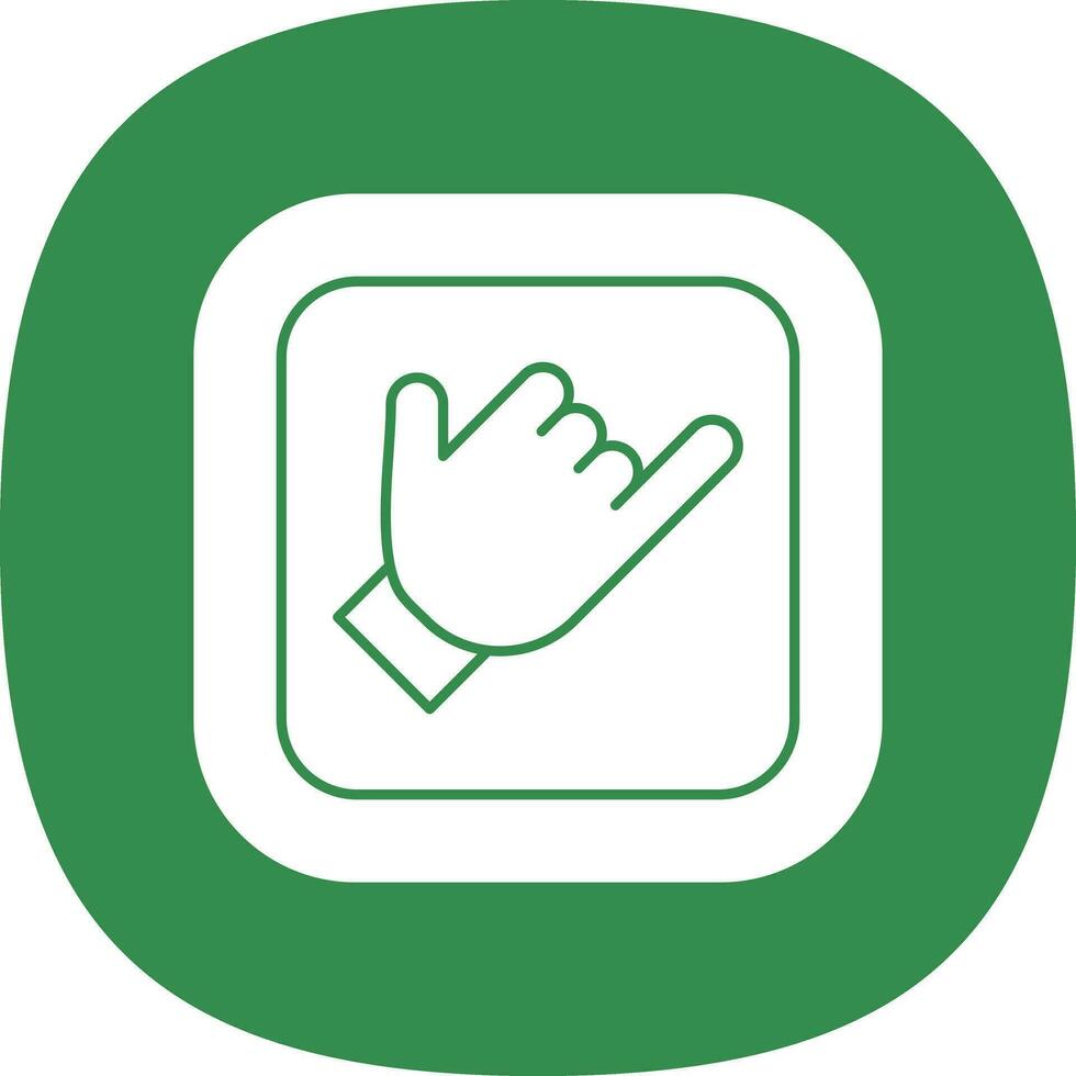 Little Finger Vector Icon Design