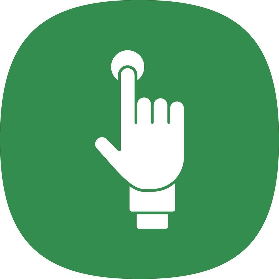 Tap Vector Icon Design