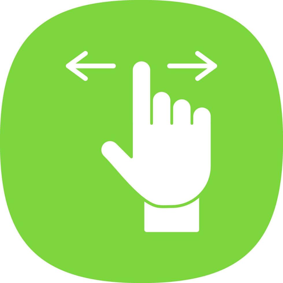 Swipe Vector Icon Design