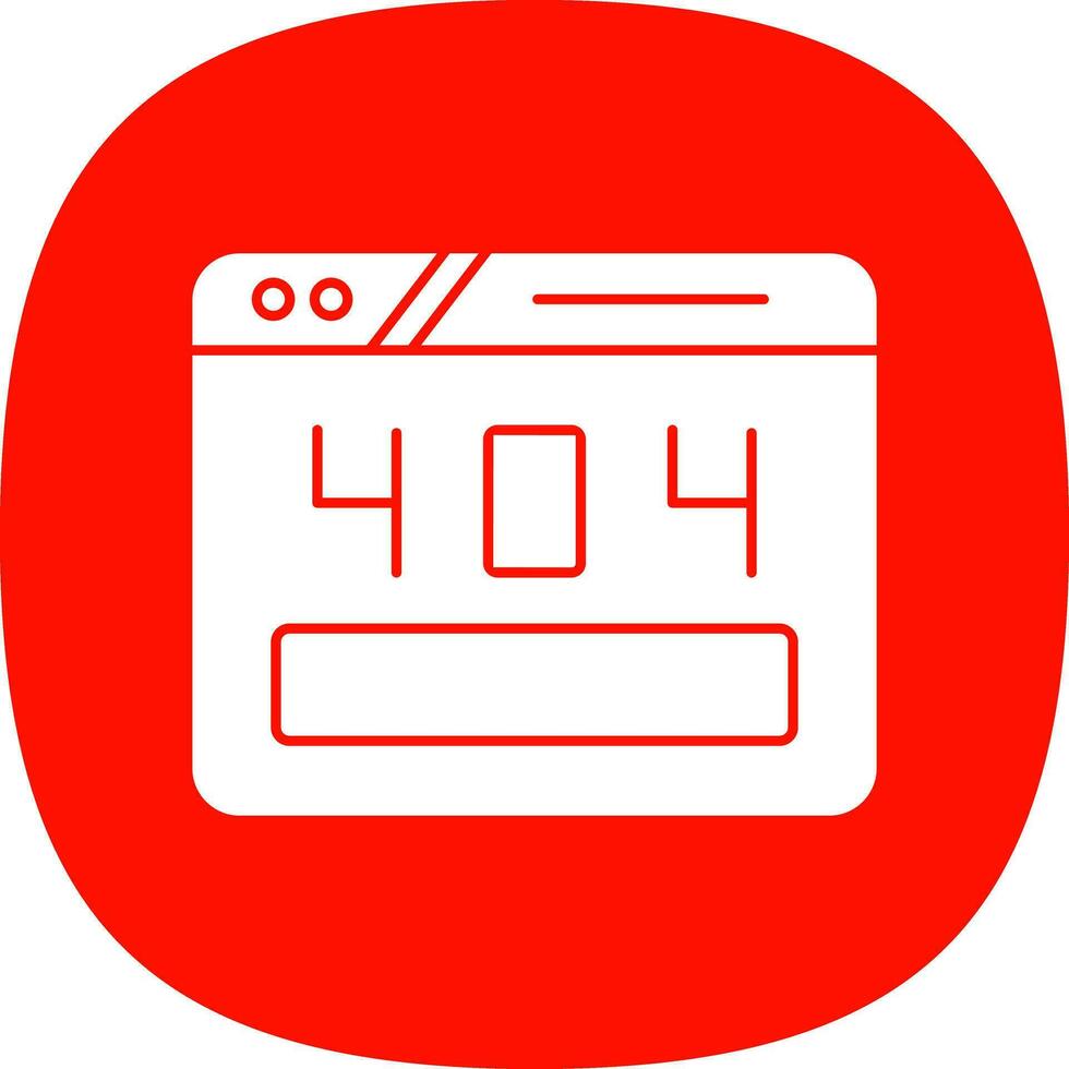 404 Error Vector Icon Design