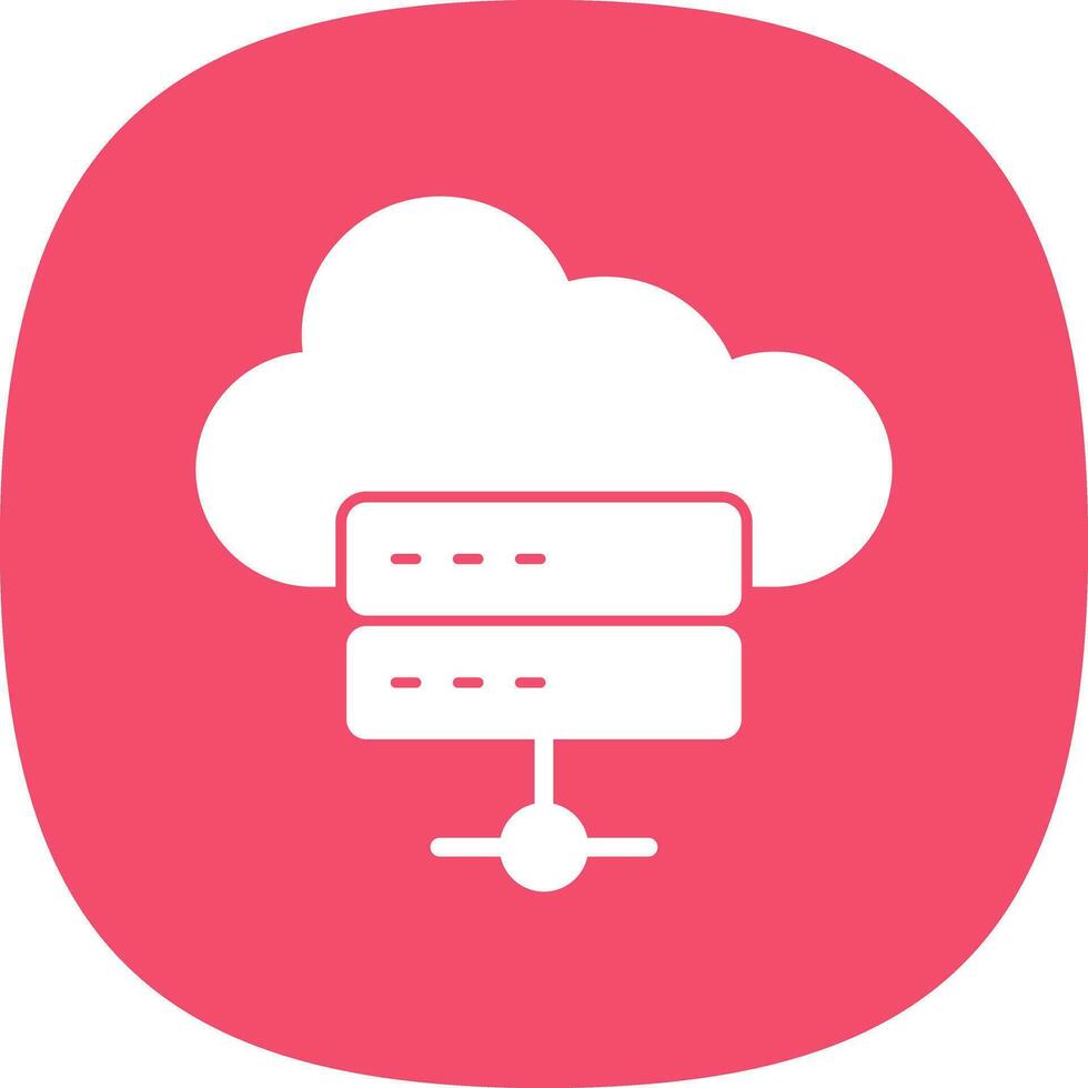 Hosting Vector Icon Design