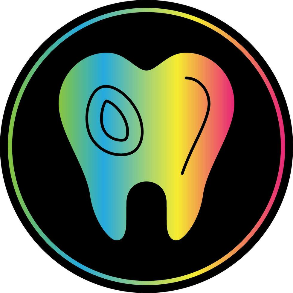 Caries Vector Icon Design