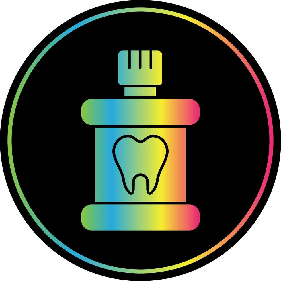 Mouthwash Vector Icon Design
