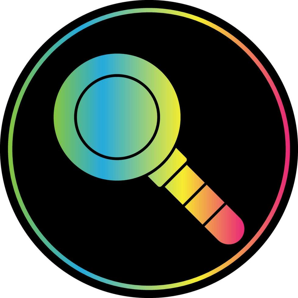 Magnifying Glass Vector Icon Design