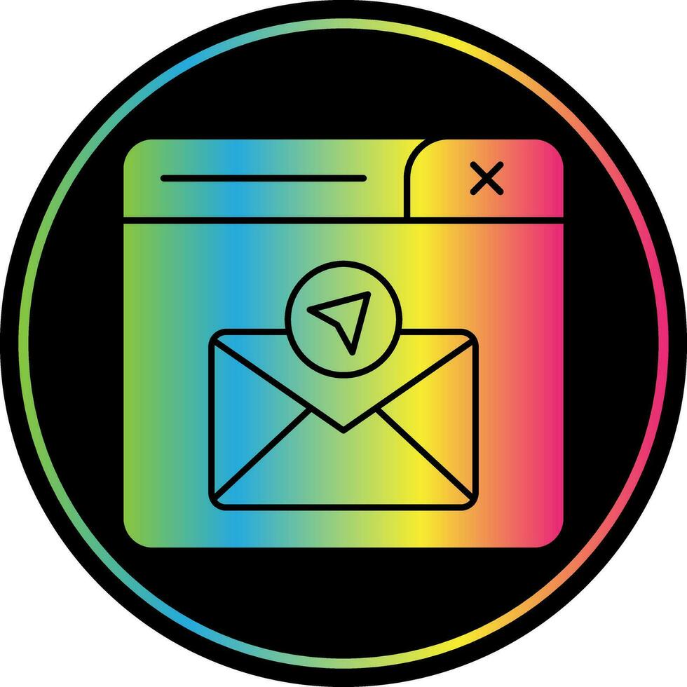 Send Mail Vector Icon Design