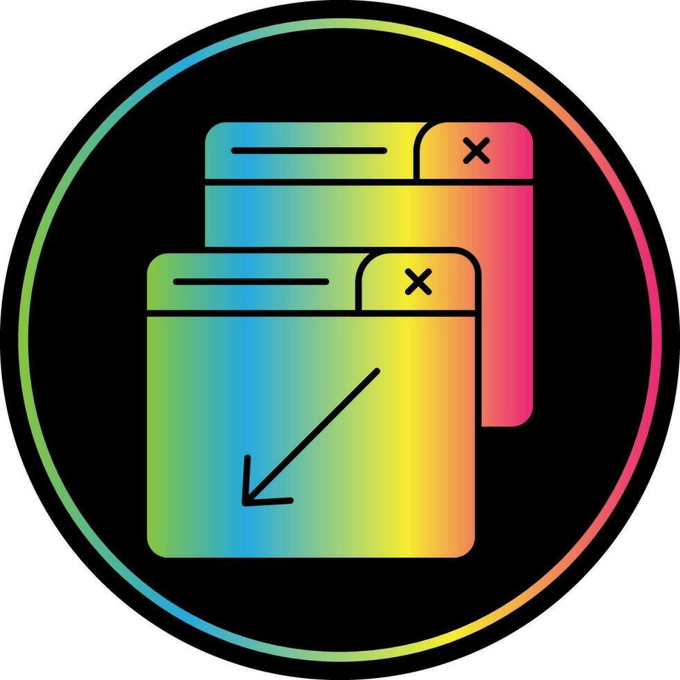 Shrink Vector Icon Design