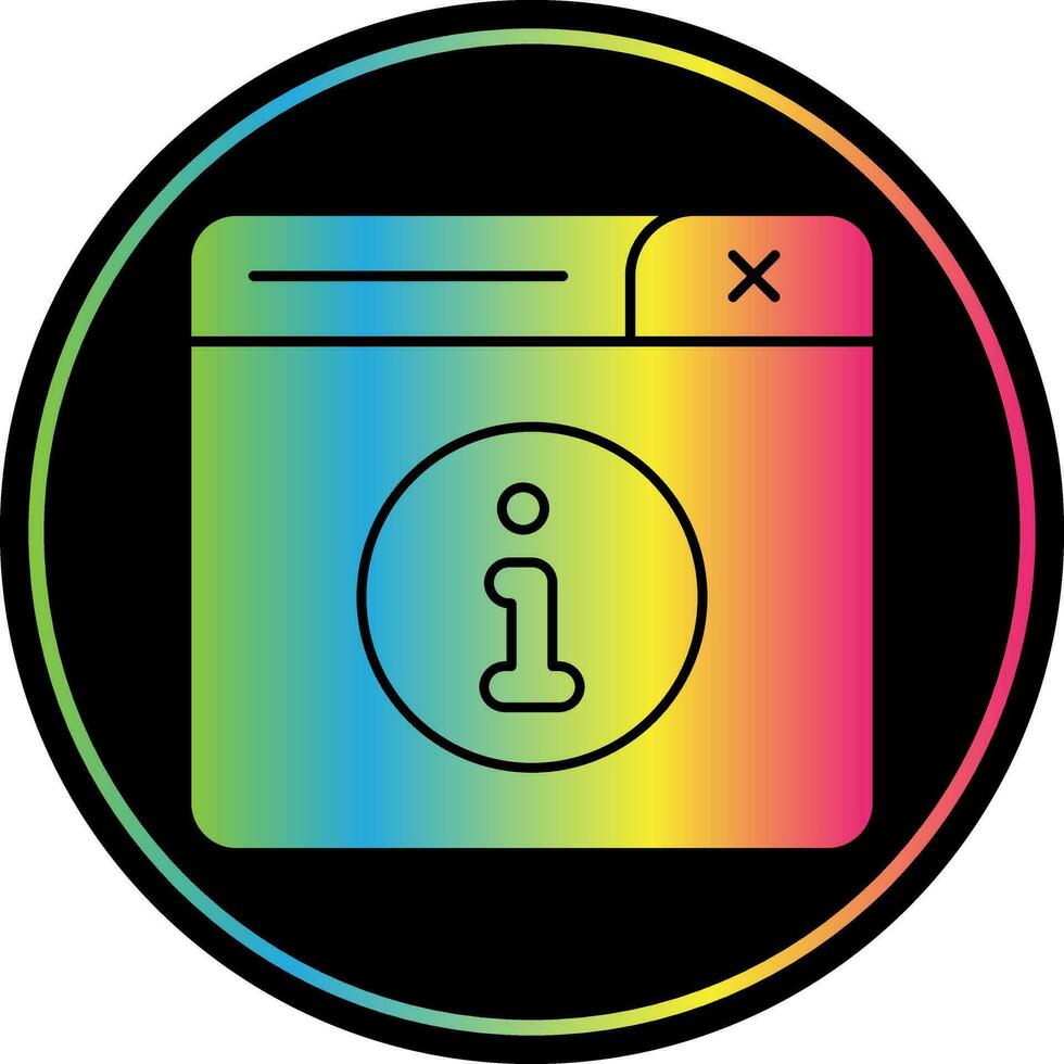 Information Symbol Vector Icon Design