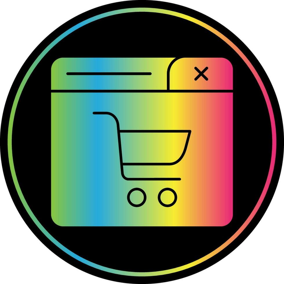 compras en línea vector icono diseño