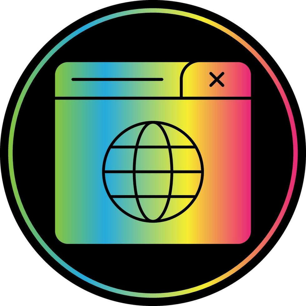 World Wide Web Vector Icon Design