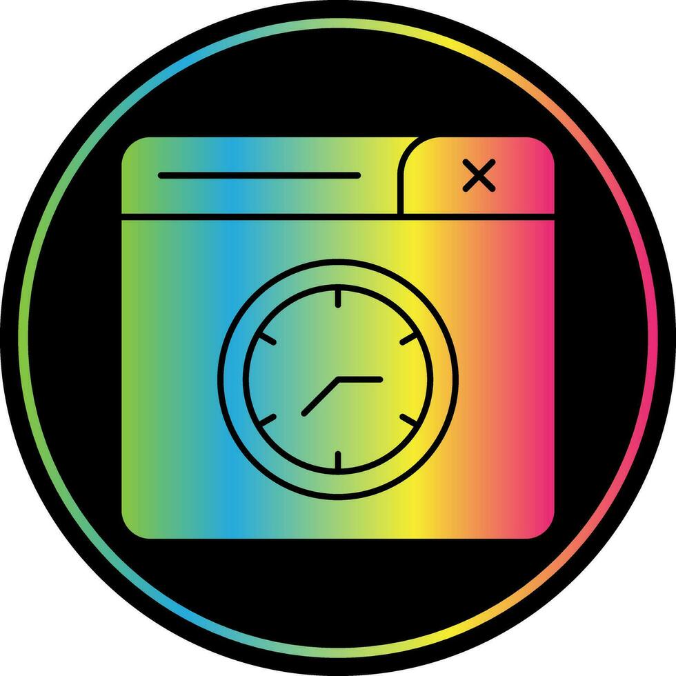 diseño de icono de vector de reloj