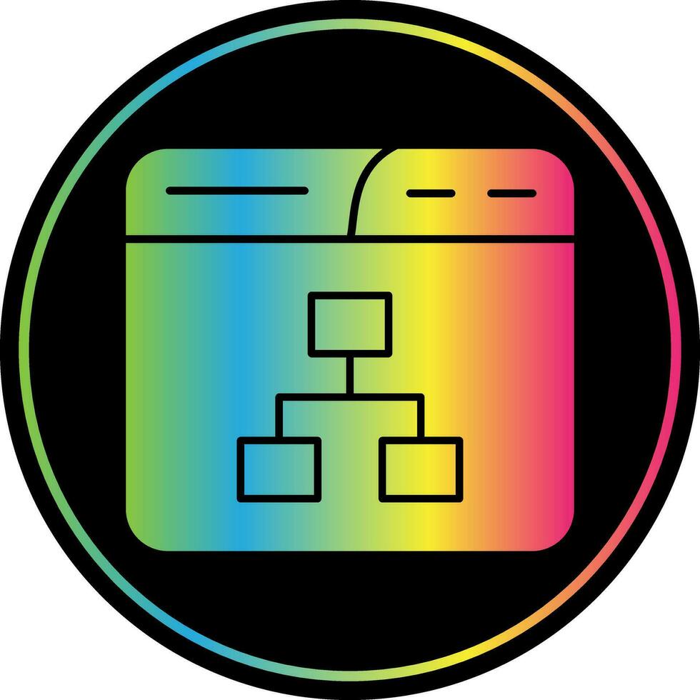 diseño de icono de vector de algoritmo