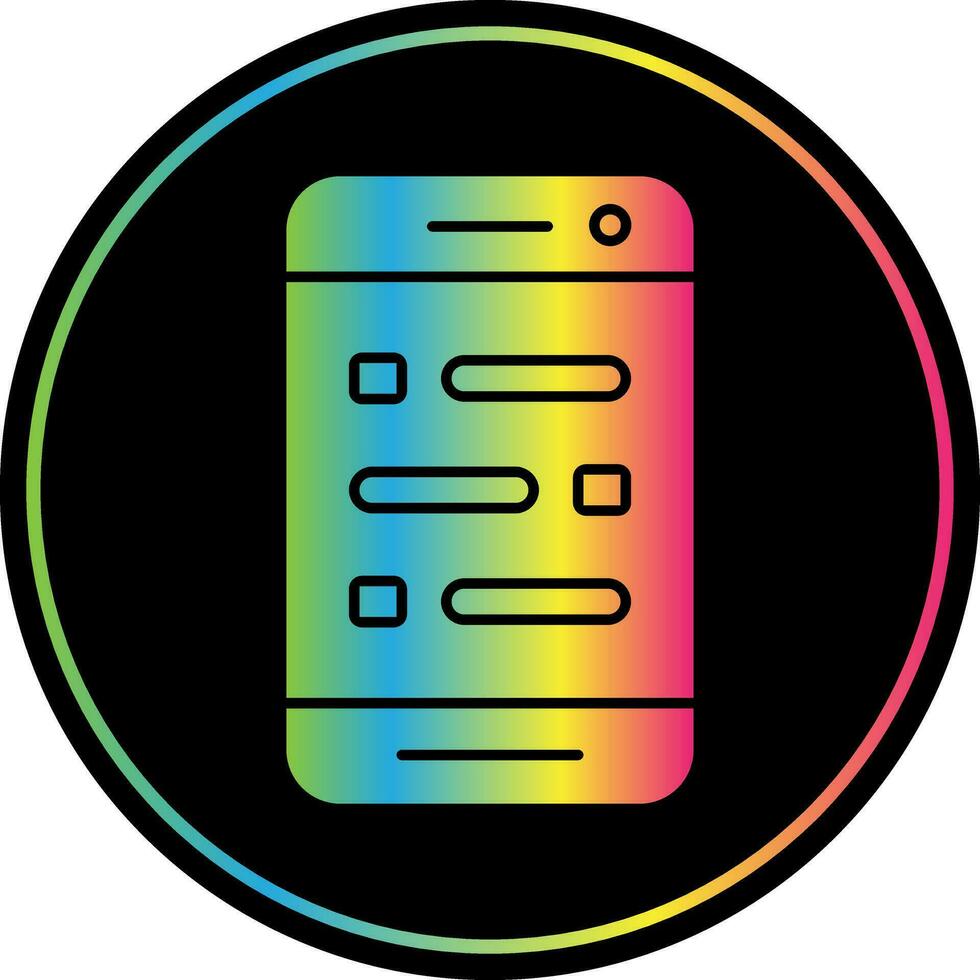 List Vector Icon Design