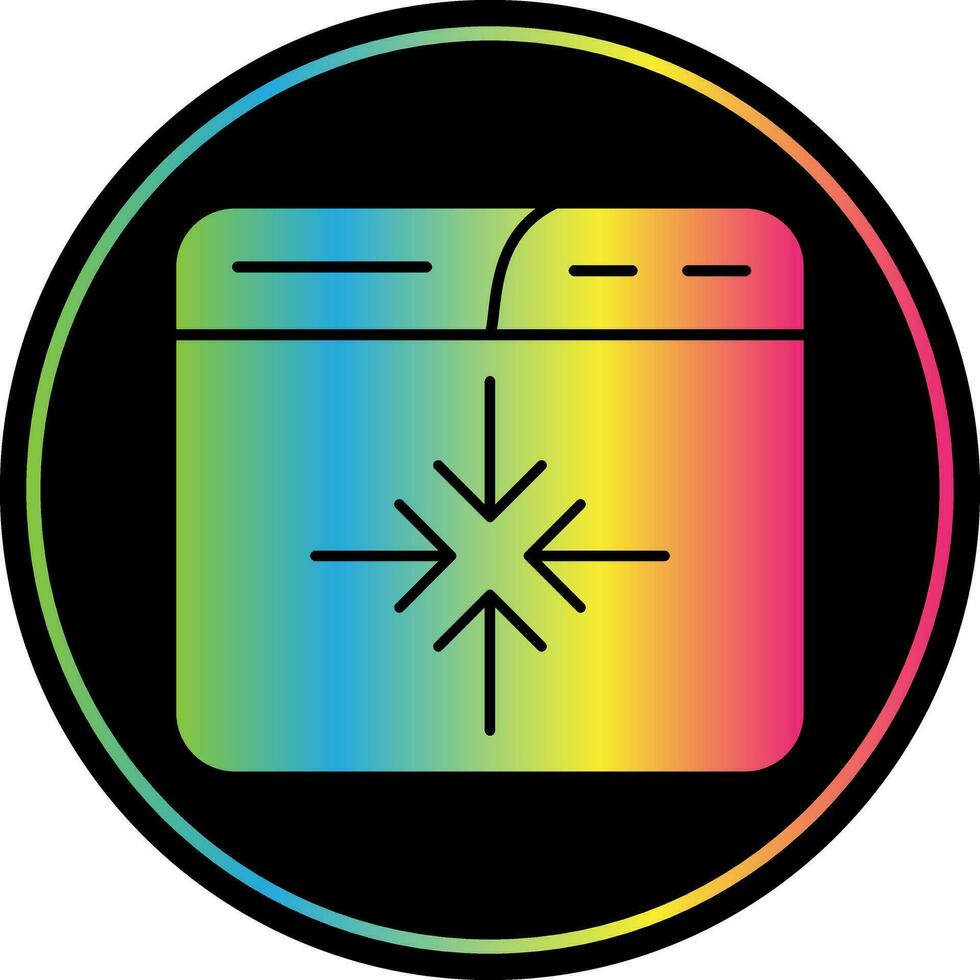 Minimize Vector Icon Design