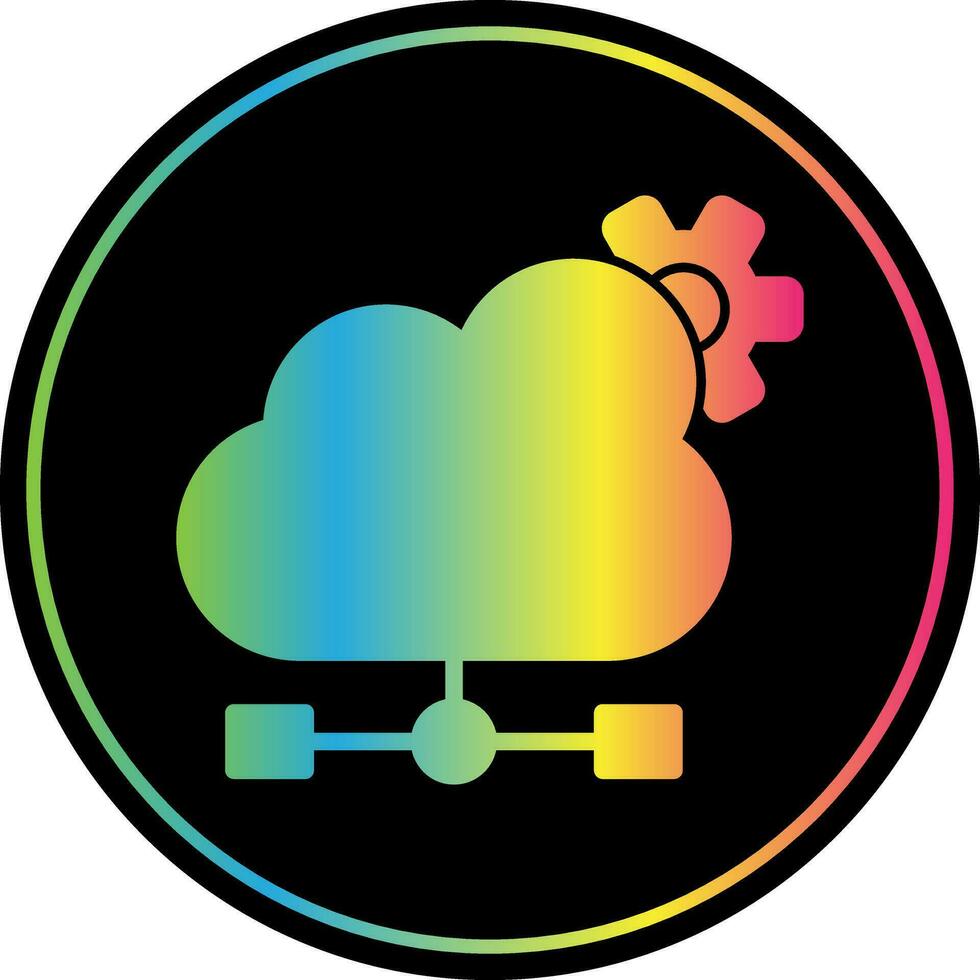Cloud Computing Vector Icon Design