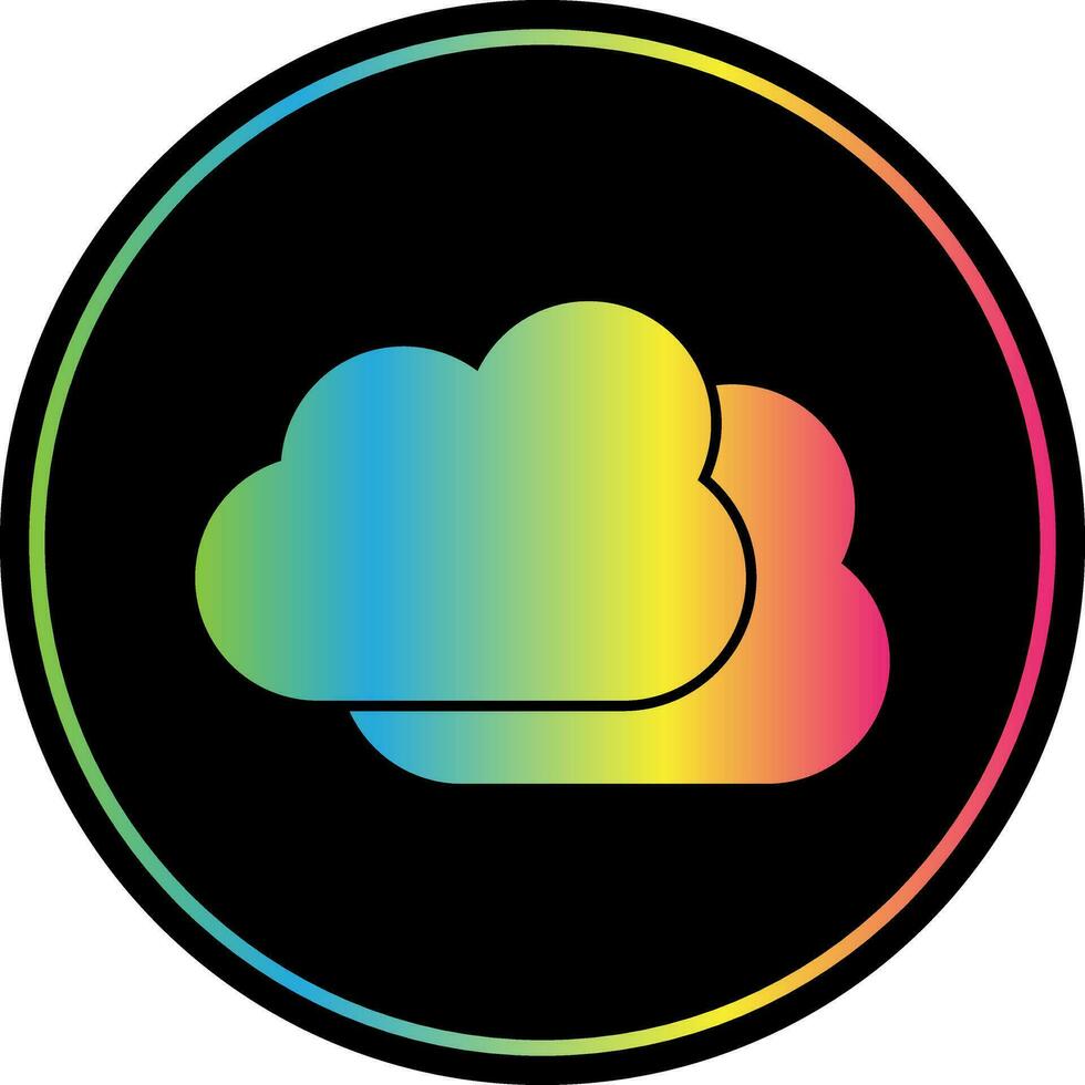 diseño de icono de vector de nube