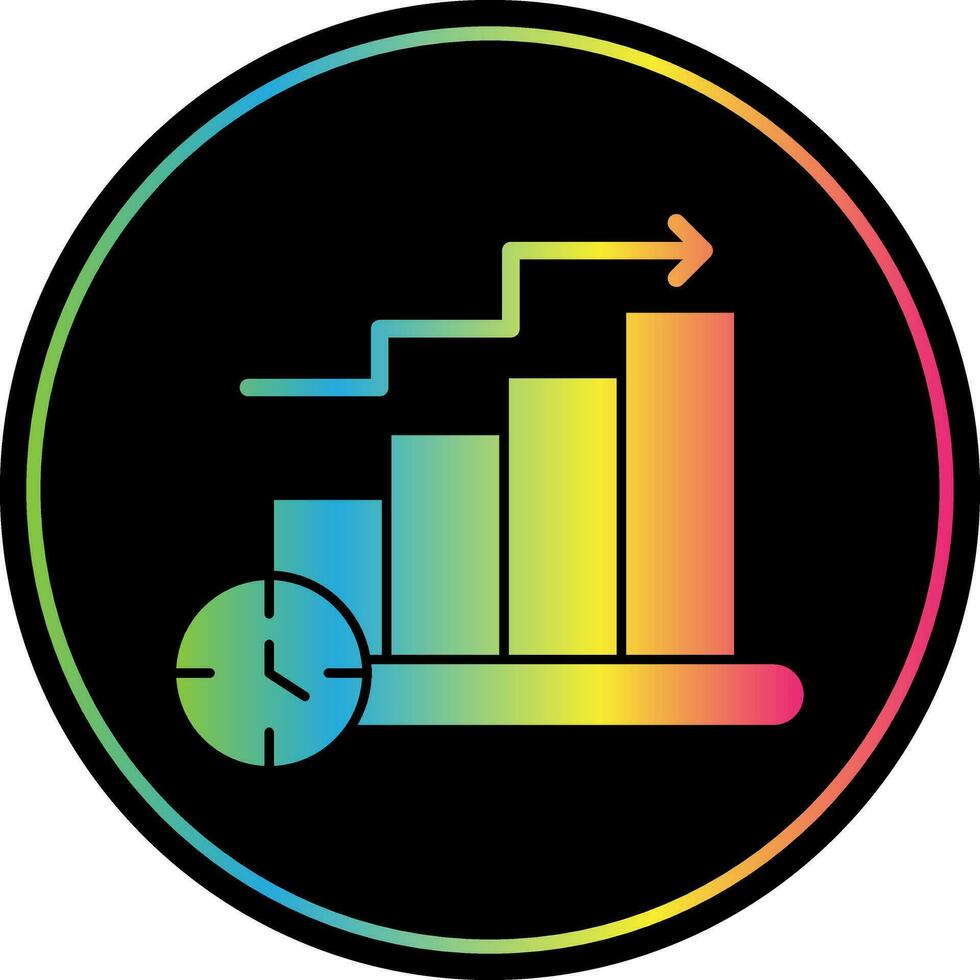 Bar Chart Vector Icon Design