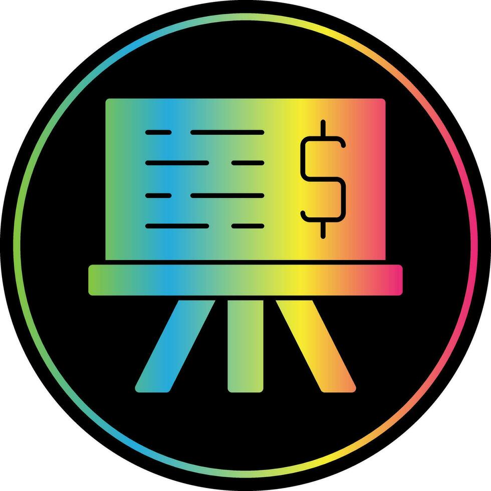 Presentation Vector Icon Design