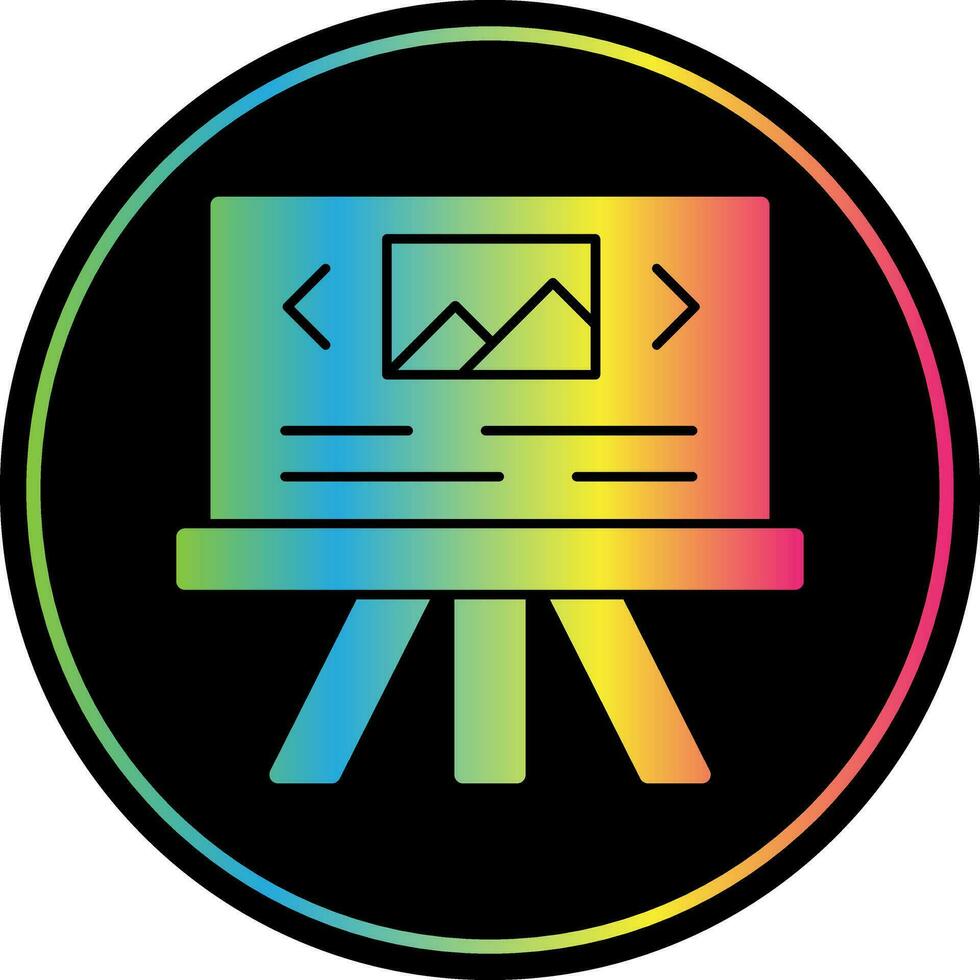 Slide Show Vector Icon Design