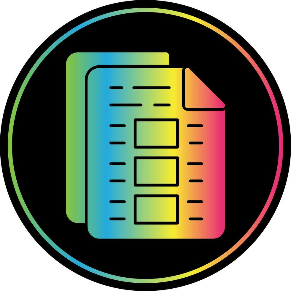Evaluation Vector Icon Design