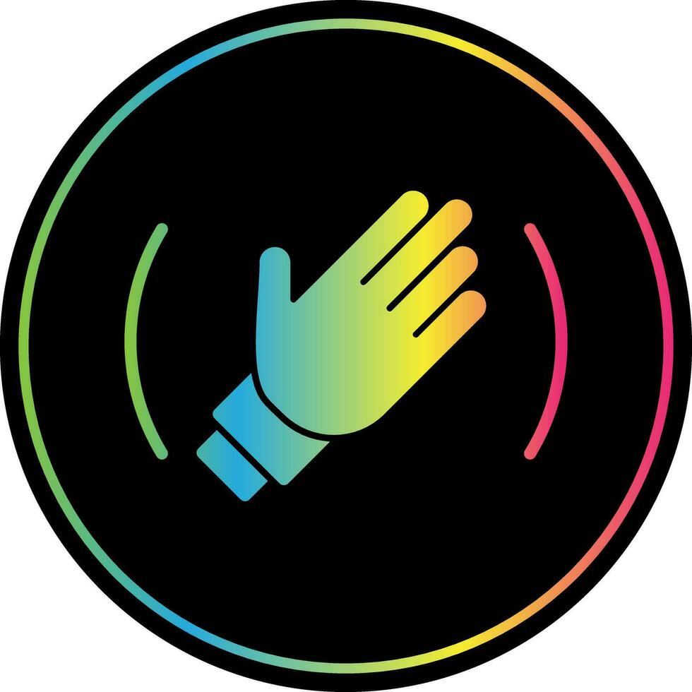 Goodbye Vector Icon Design