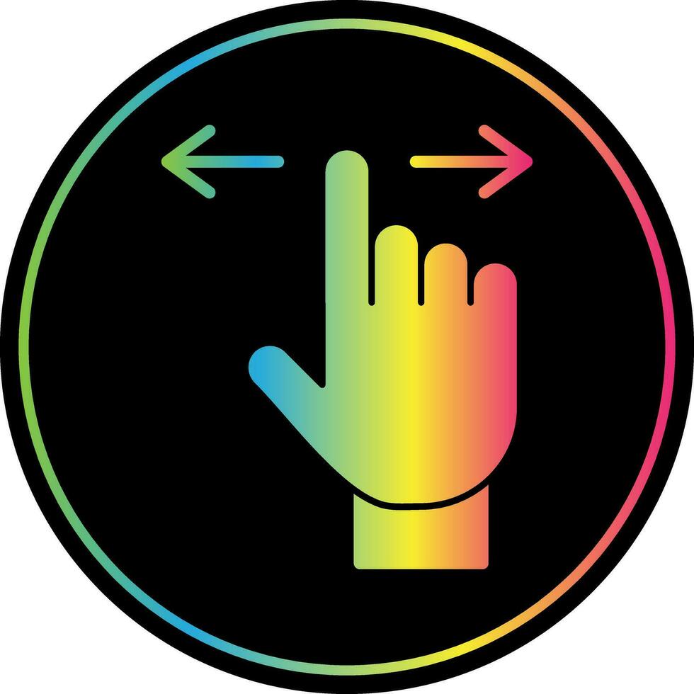 Swipe Vector Icon Design