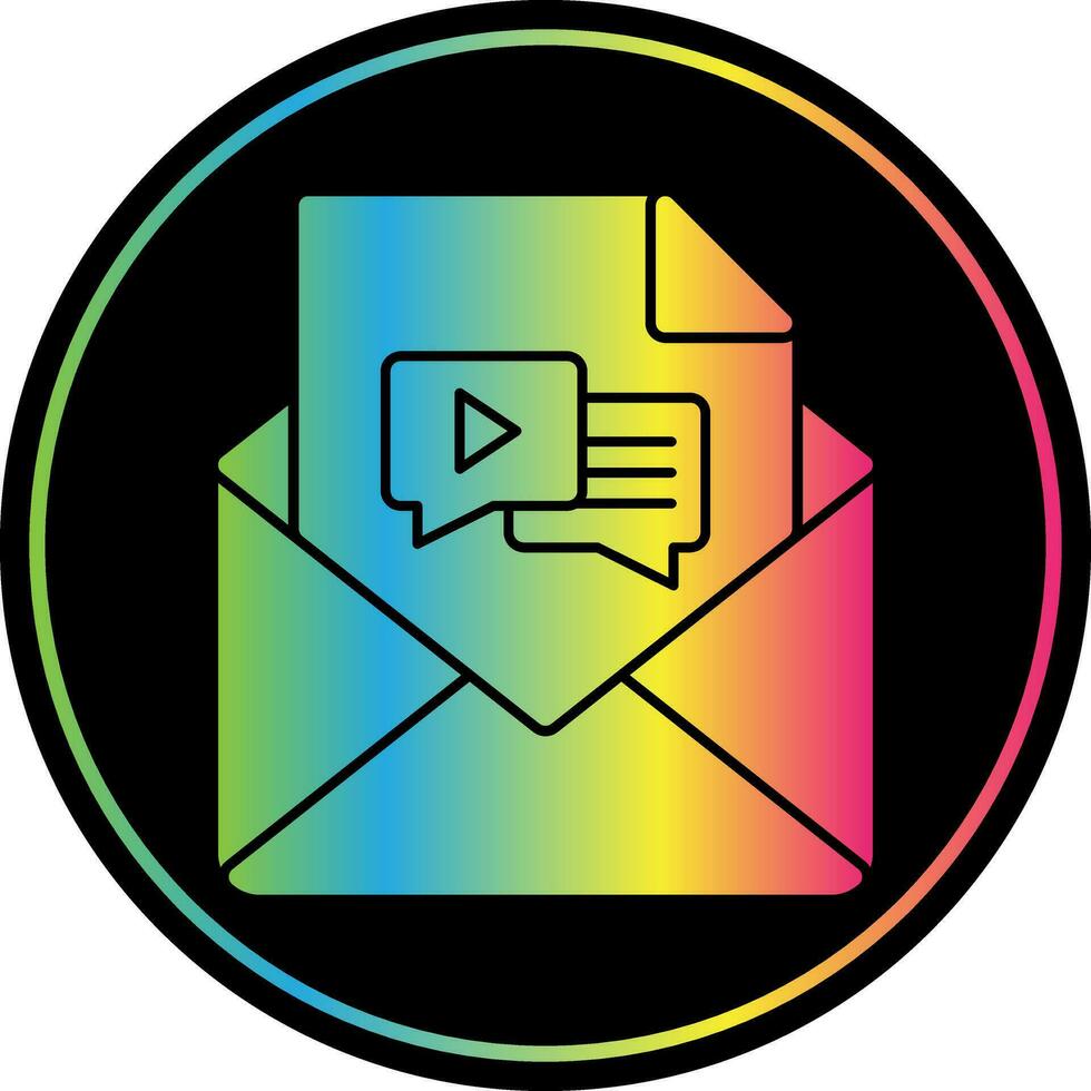 Email Marketing Vector Icon Design