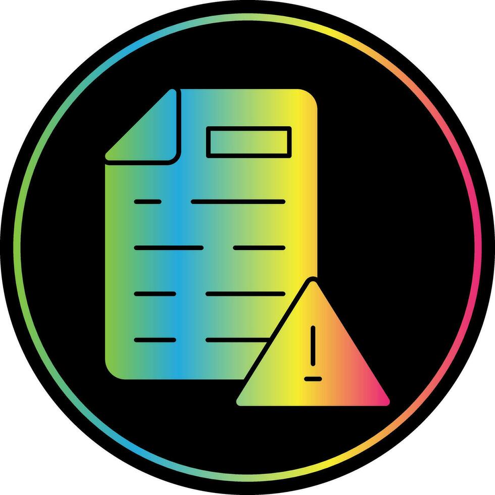 Warning Vector Icon Design