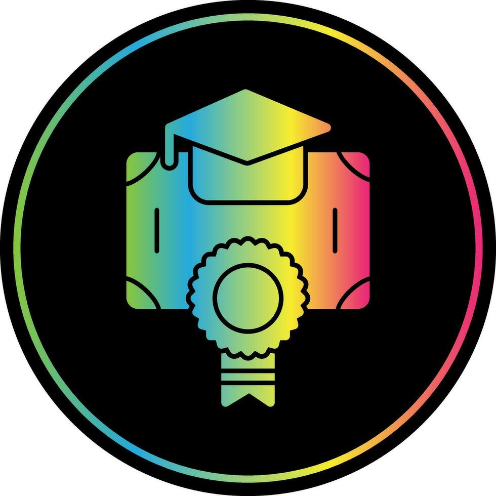 Bachelors Degree Vector Icon Design