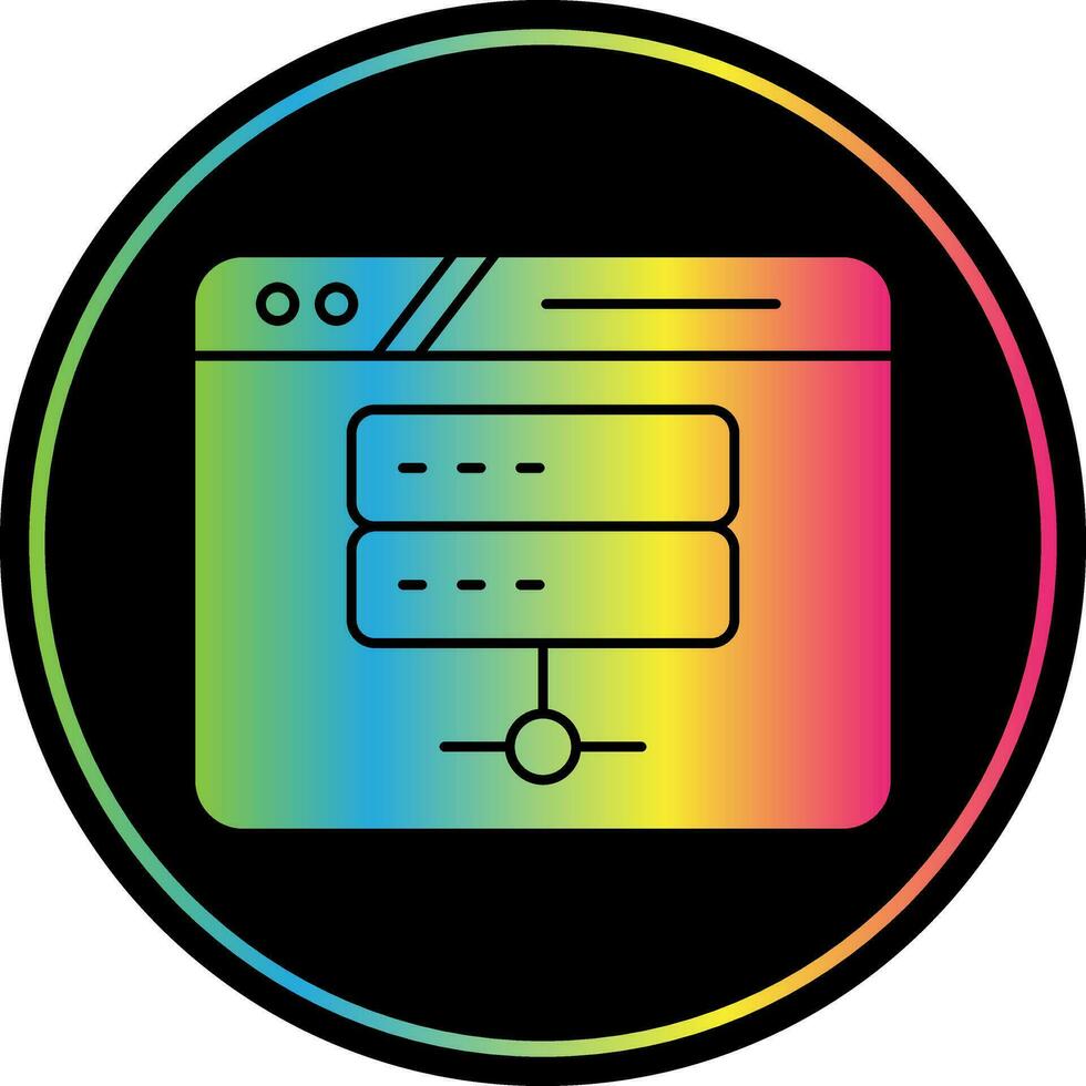 Server Vector Icon Design