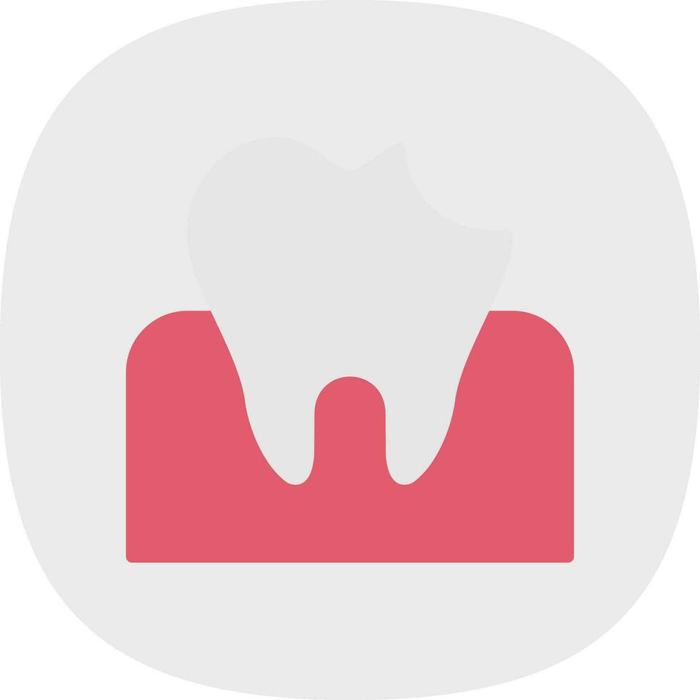 Dental Caries Vector Icon Design