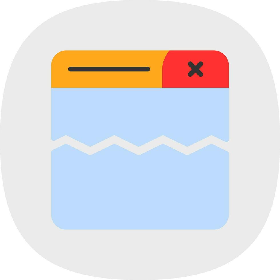 Broken Link Vector Icon Design