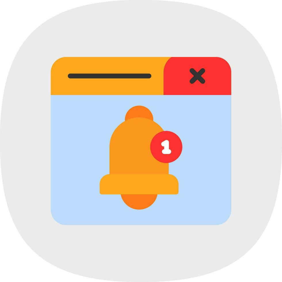 Notification Bell Vector Icon Design