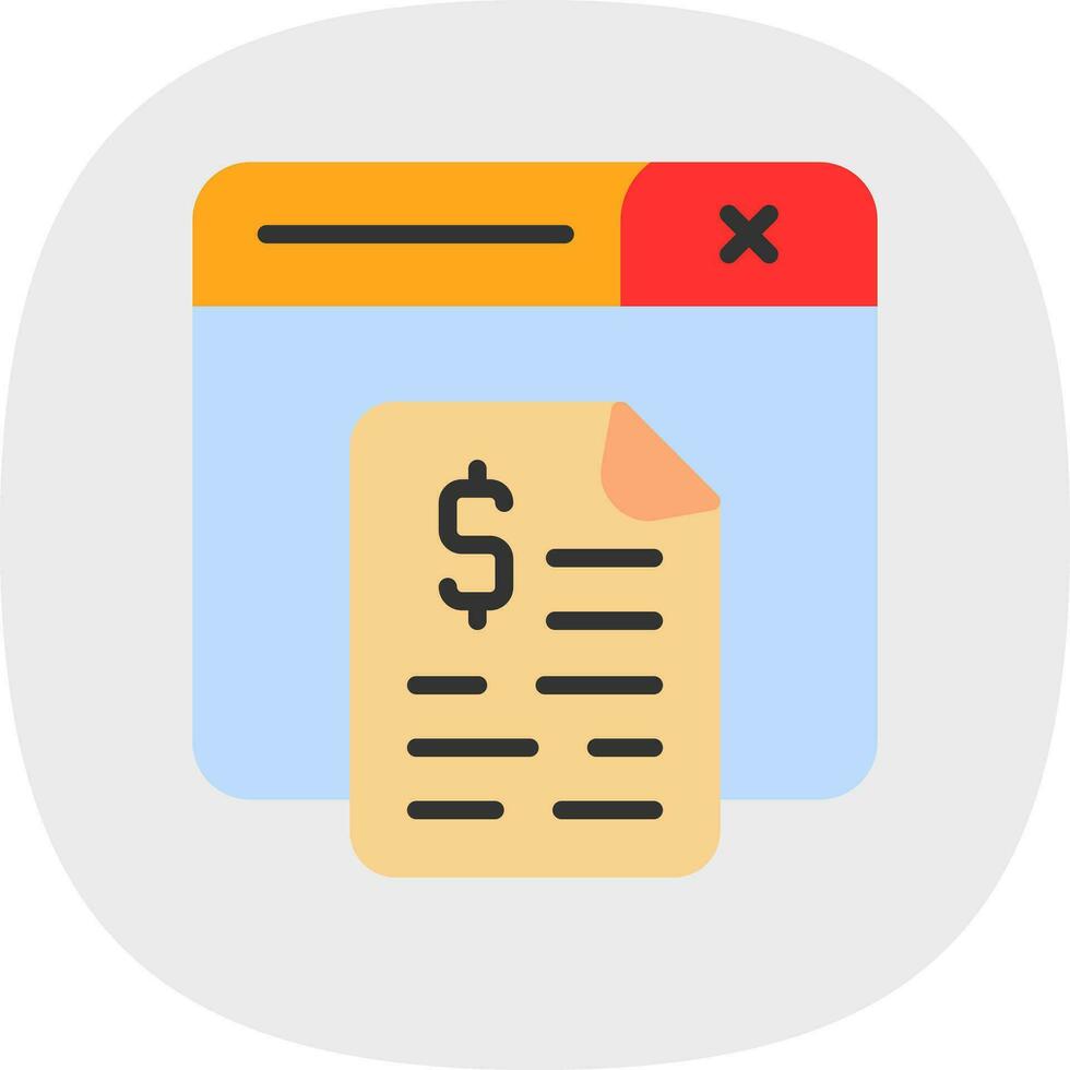 Receipt Vector Icon Design