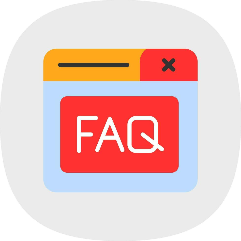 Faq Vector Icon Design