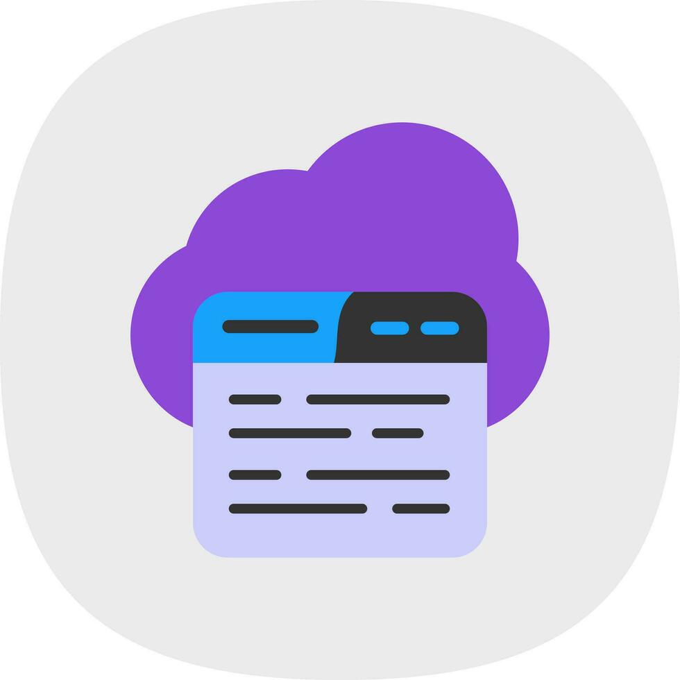 Cloud Vector Icon Design
