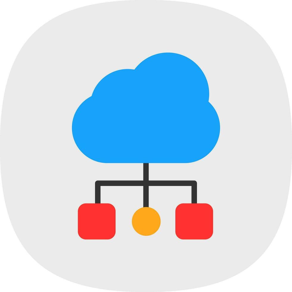 Cloud Computing Vector Icon Design