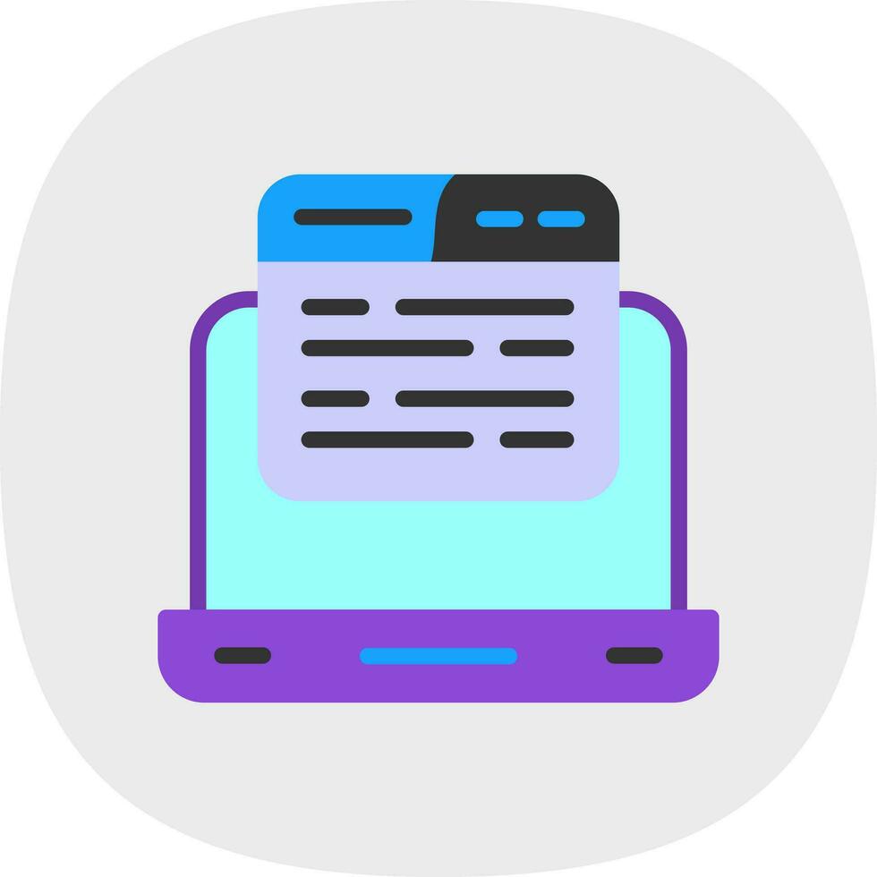 Laptop Vector Icon Design