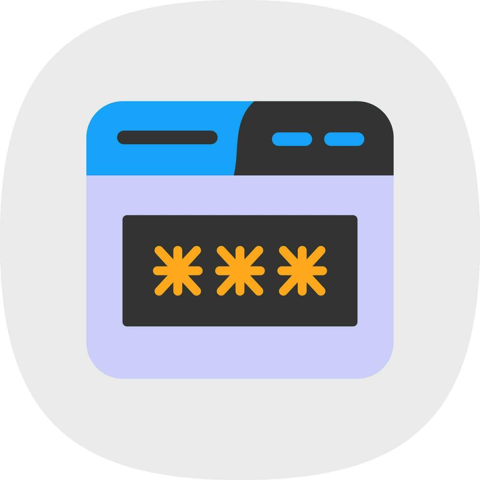 Password Vector Icon Design