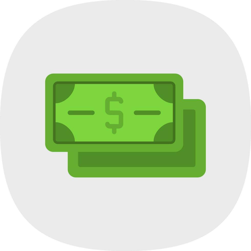 Dollar Note Vector Icon Design