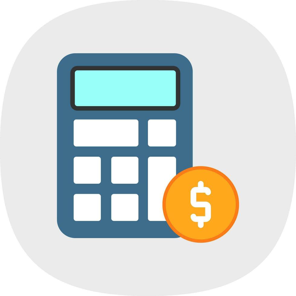 diseño de icono de vector de calculadora