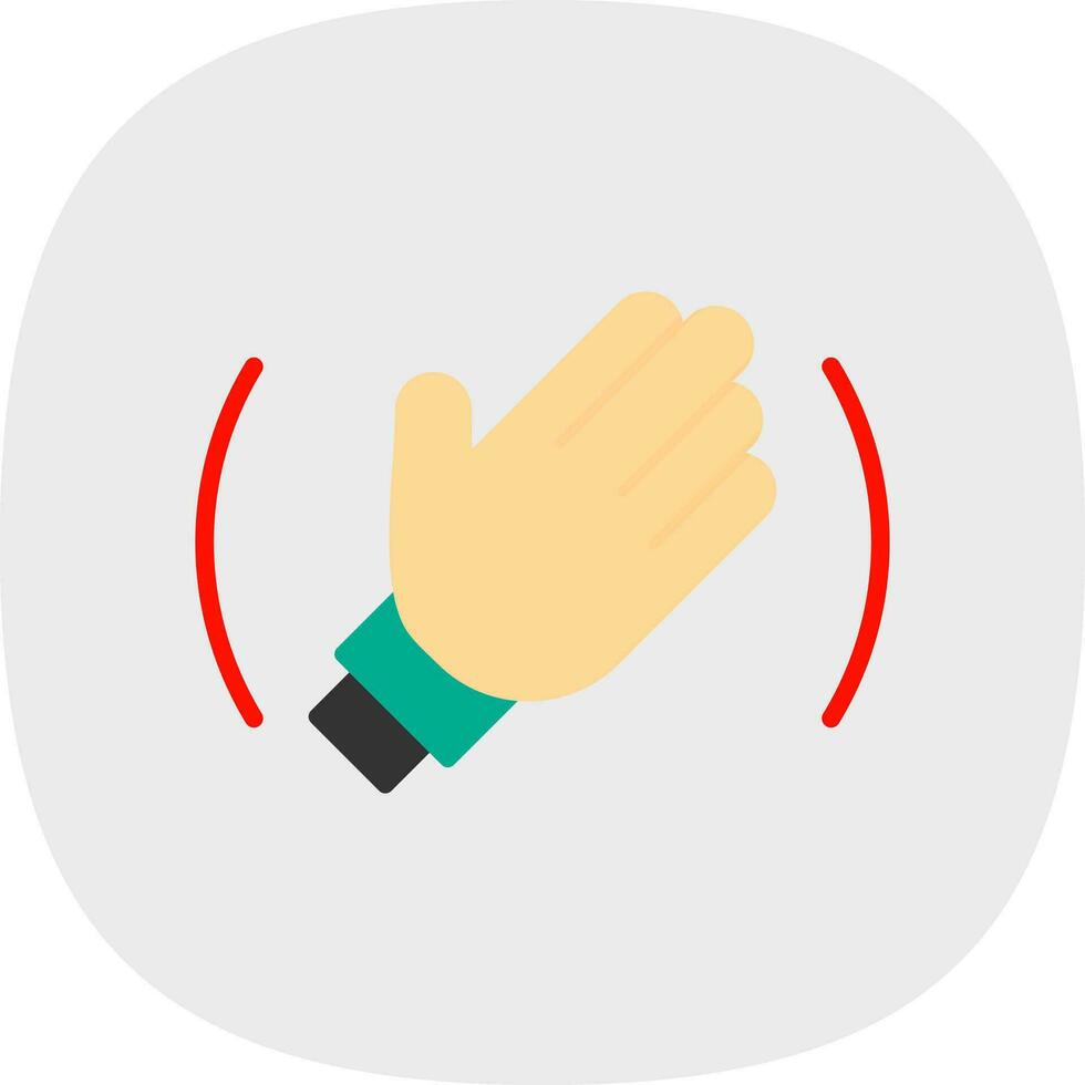 Goodbye Vector Icon Design