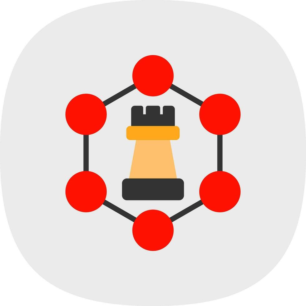 diseño de icono de vector de estrategia empresarial