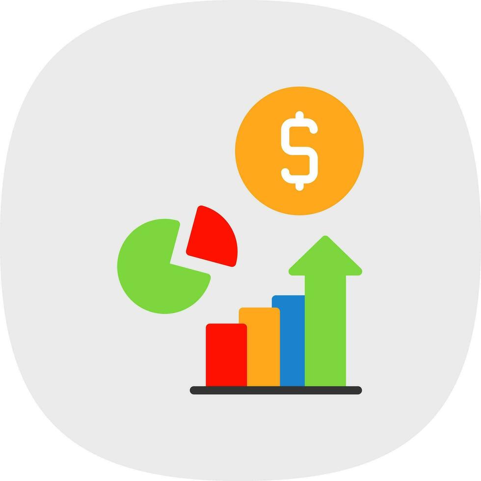 business growth Vector Icon Design