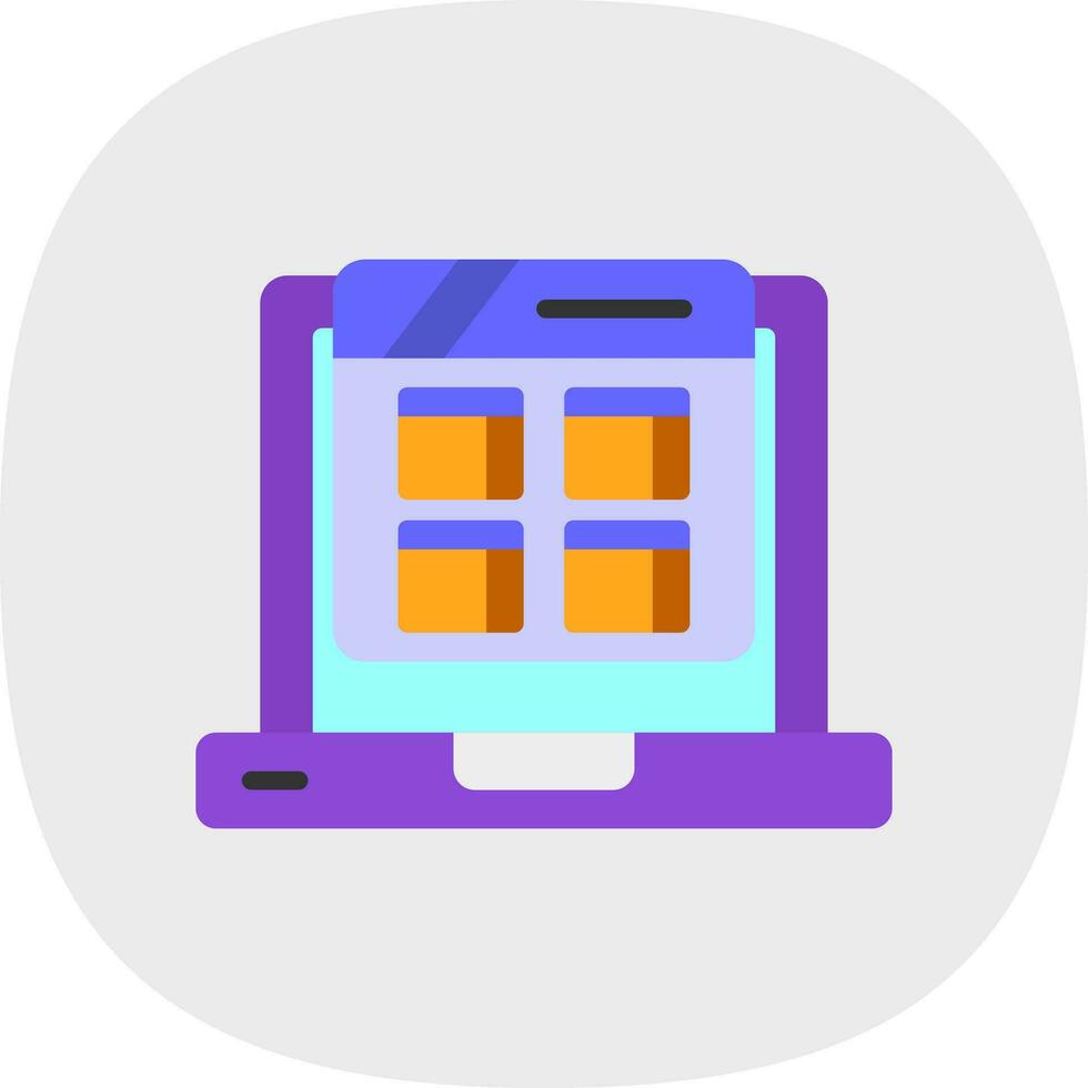 Website Vector Icon Design